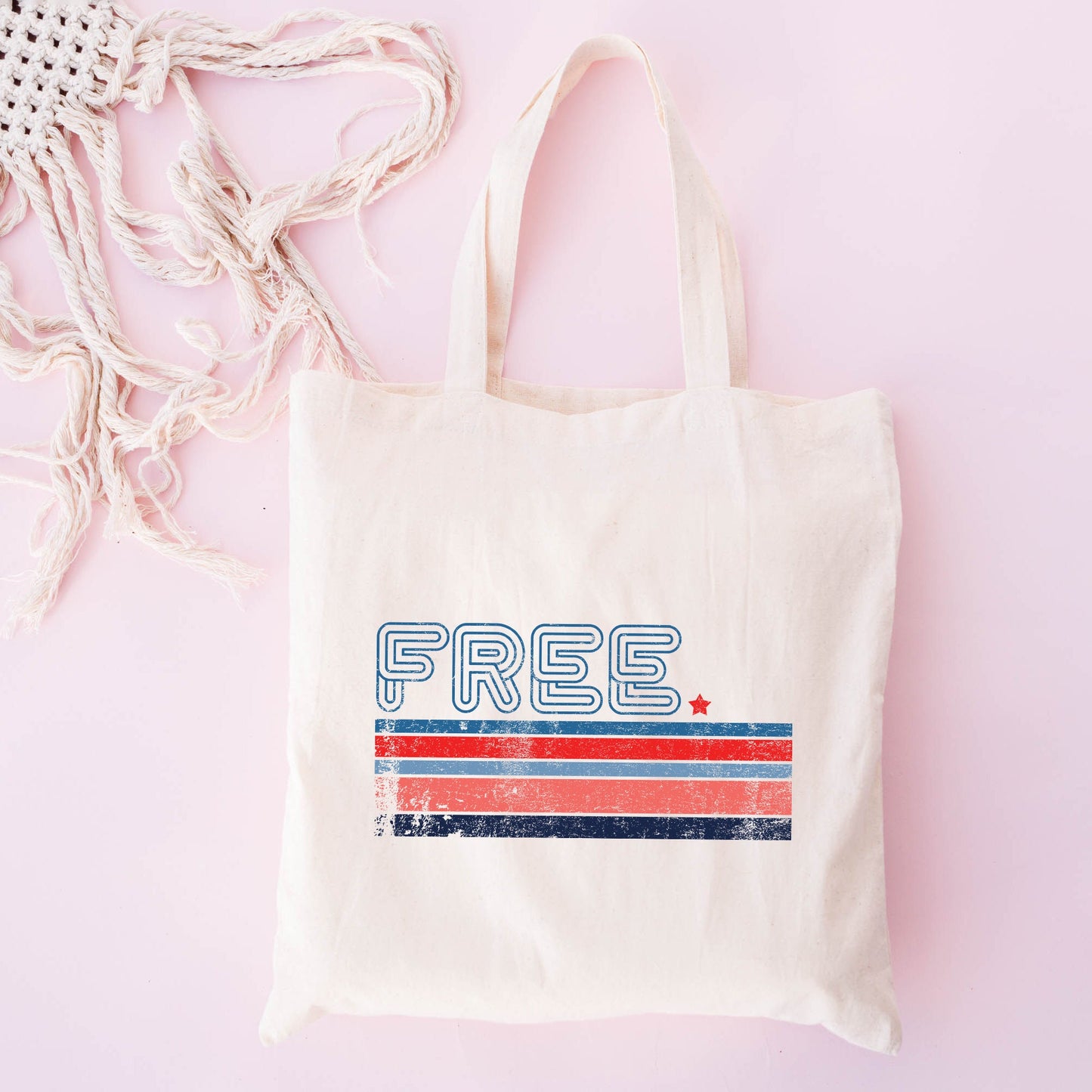 Free Stripes Retro | Tote Bag