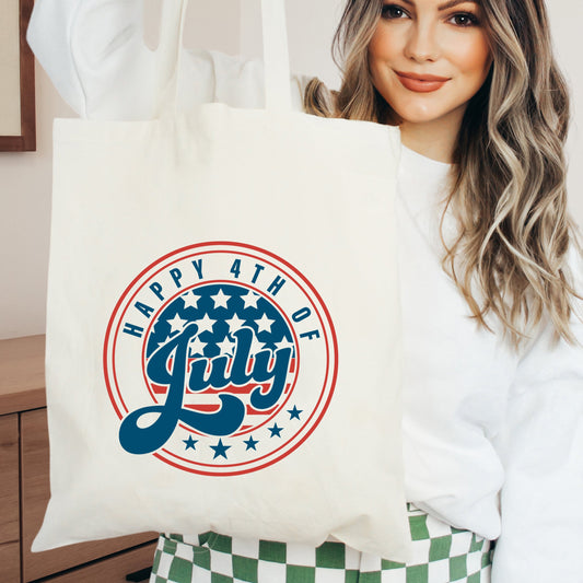 Happy Fourth Circle | Tote Bag