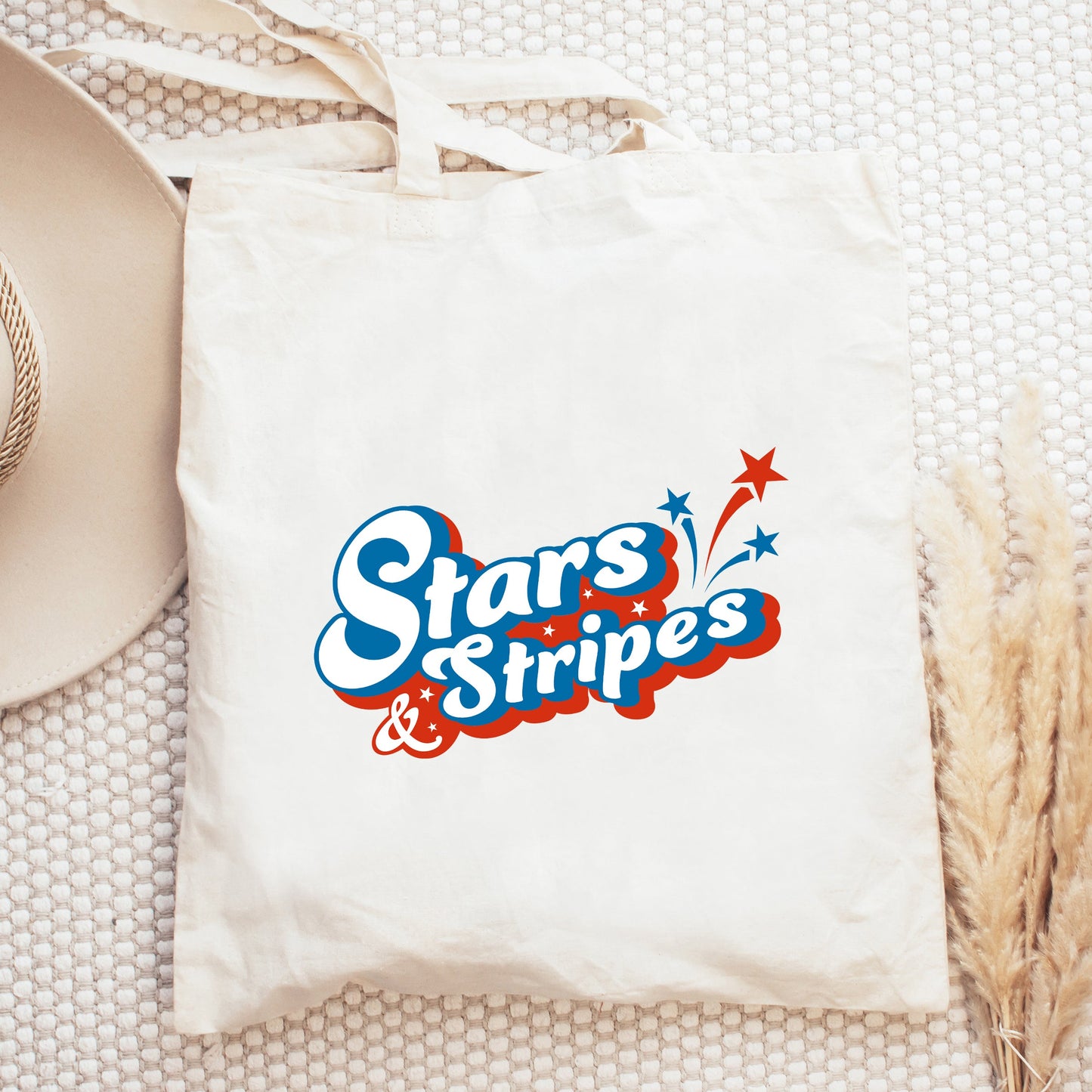 Stars And Stripes Firework | Tote Bag