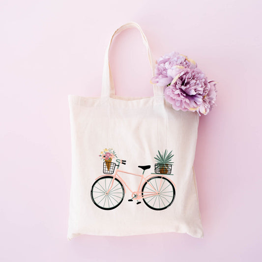 Bicycle With Flowers | Tote Bag