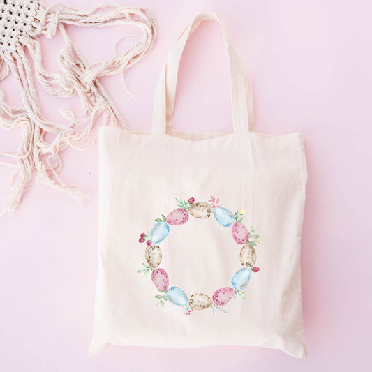 Easter Eggs Wreath | Tote Bag