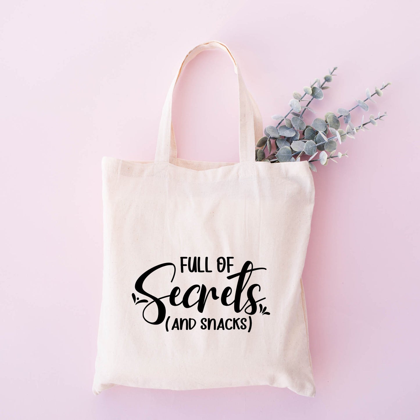 Full Of Secrets And Snacks | Tote Bag