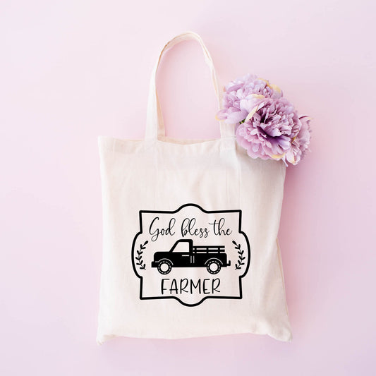 God Bless The Farmer Truck | Tote Bag