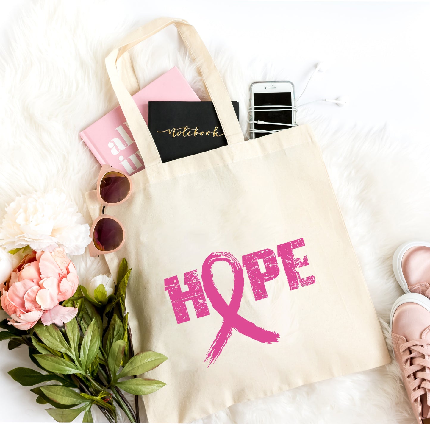 Hope Ribbon | Tote Bag