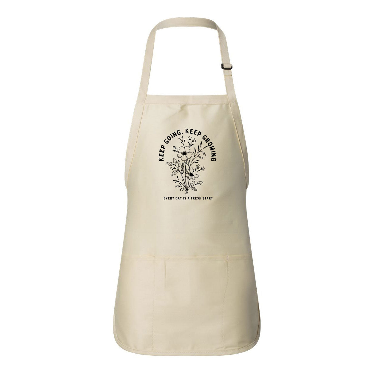 Keep Going Keep Growing | Apron