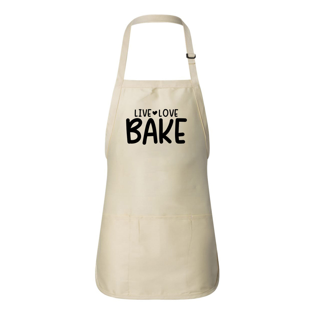 Live Love Bake Heart | Apron