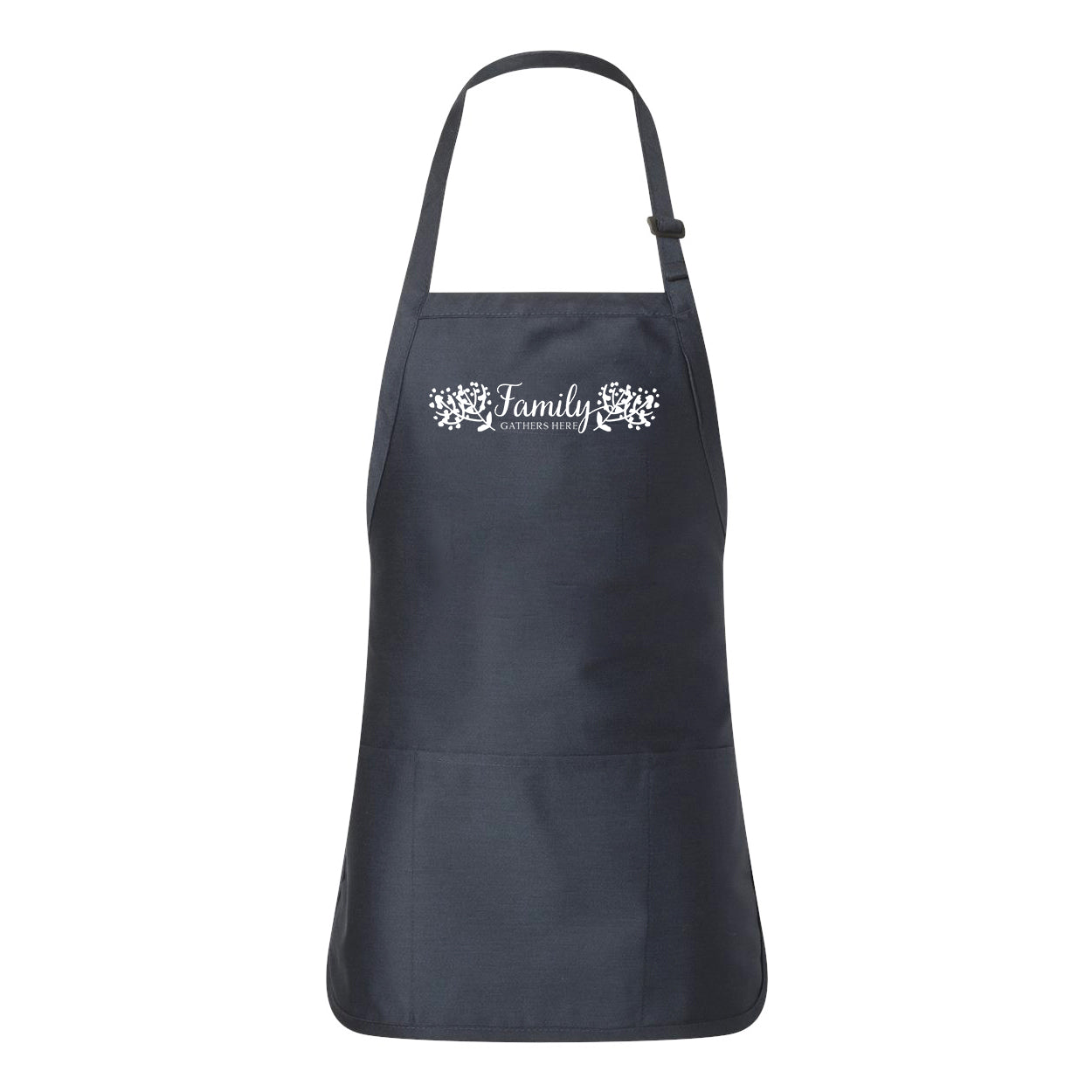 Family Gathers Here | Apron