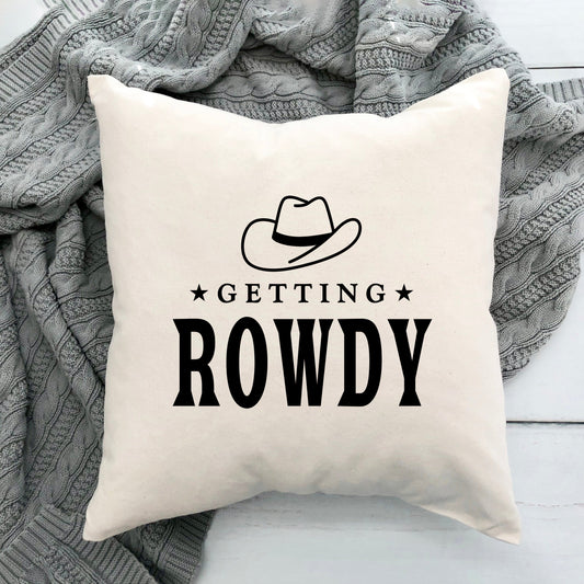 Getting Rowdy Cowboy Hat | Pillow Cover