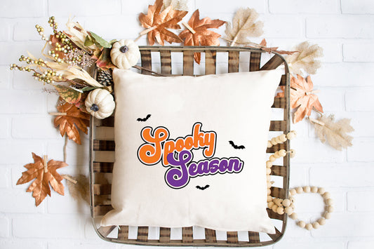 Spooky Season Cursive | Pillow Cover