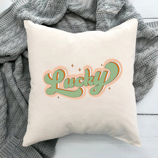 Lucky Retro Stars | Pillow Cover