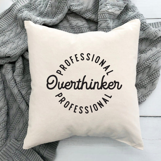 Professional Overthinker Circle | Pillow Cover