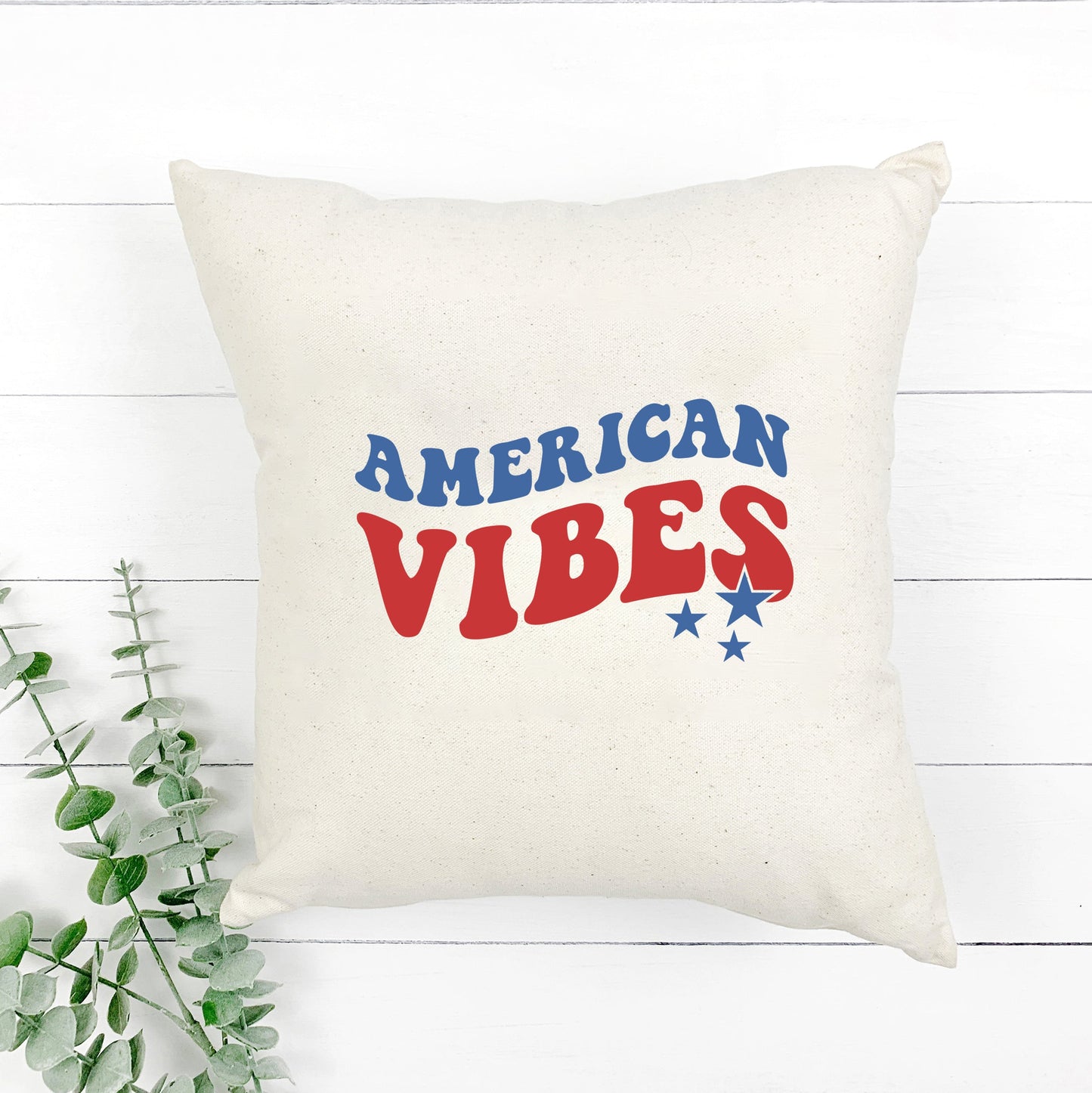 American Vibes Wavy Stars | Pillow Cover