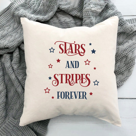 Stars and Stripes Red and Blue | Pillow Cover