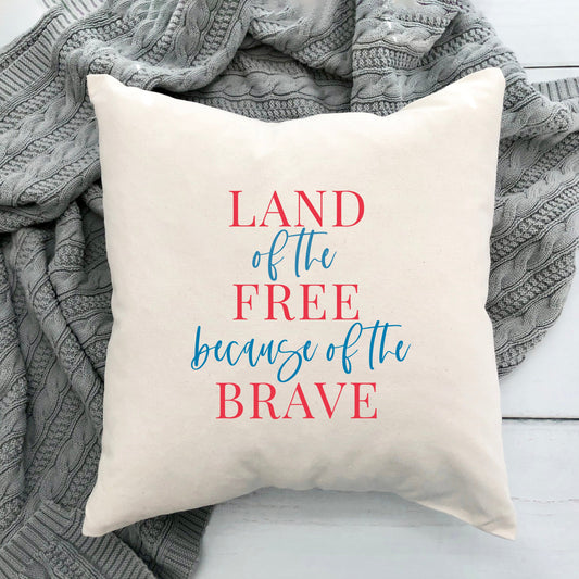 Land of The Free Colorful | Pillow Cover