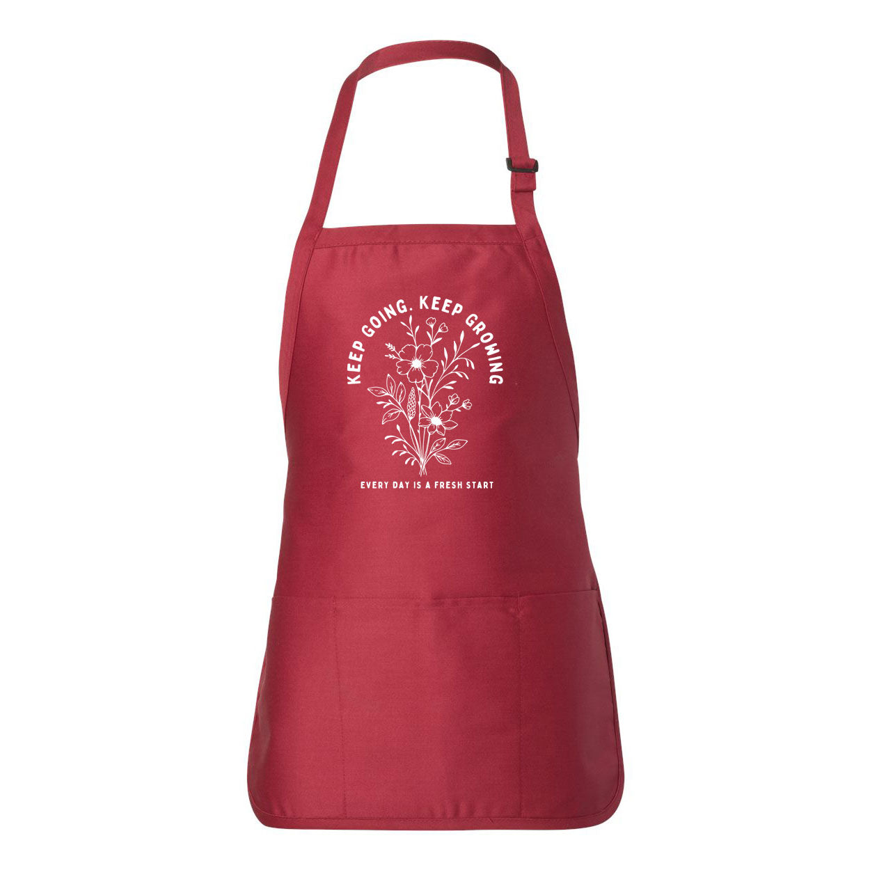 Keep Going Keep Growing | Apron