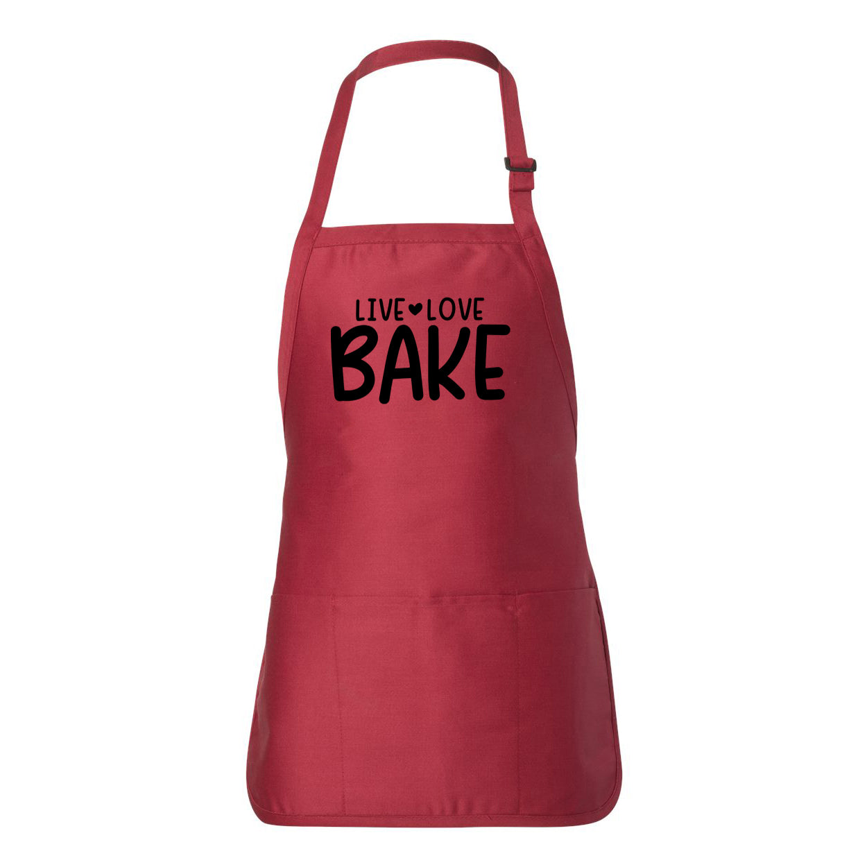 Live Love Bake Heart | Apron