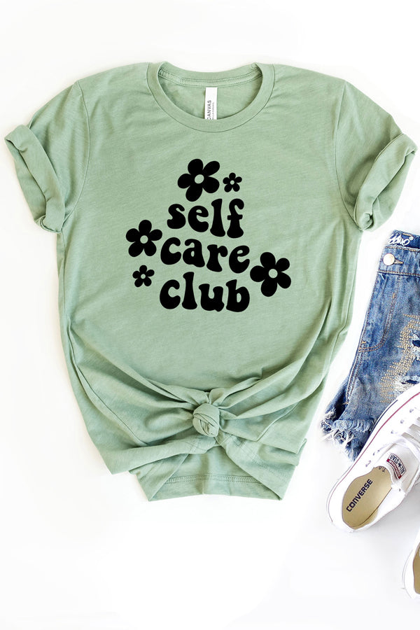 Self Care Club Flowers | DTF Transfer