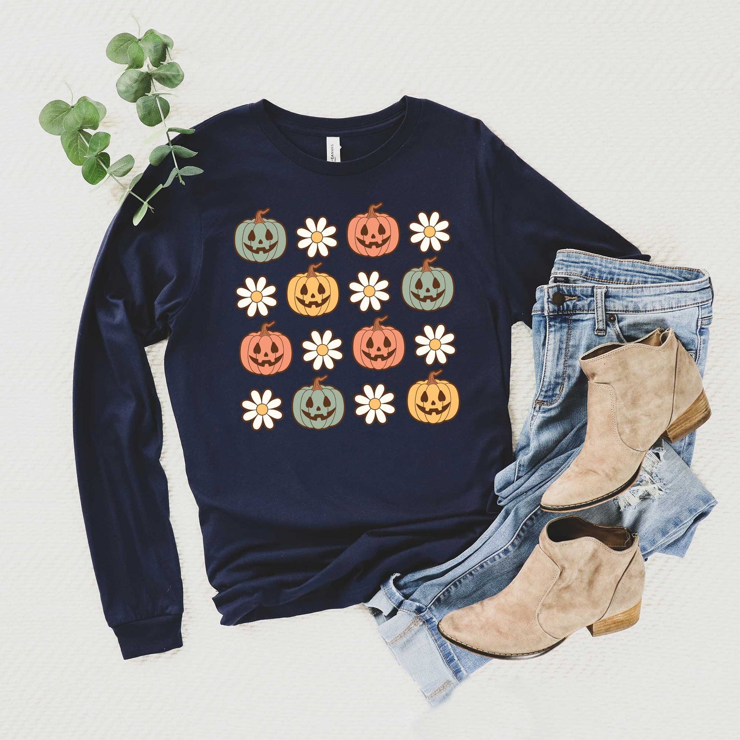 Pumpkin Daisies | DTF Transfer