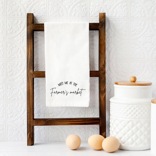 Meet Me At The Farmers Market | Tea Towel