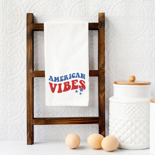 American Vibes Wavy Stars | Tea Towel