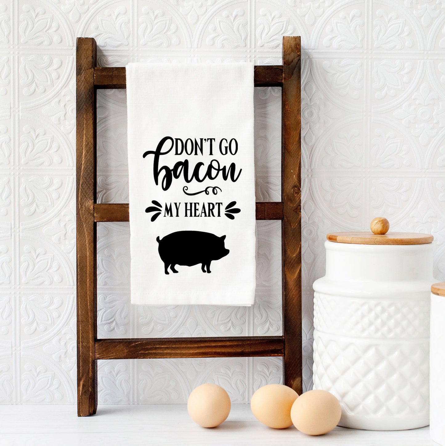 Don't Go Bacon My Heart | Tea Towel