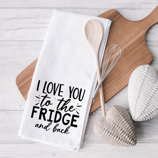 To The Fridge And Back | Tea Towel