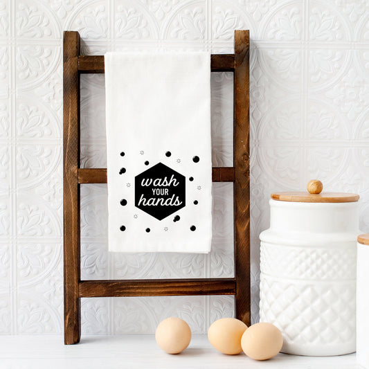 Wash Your Hands Bubbles | Tea Towel