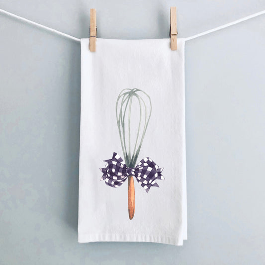 Whisk Plaid Bow | Tea Towel