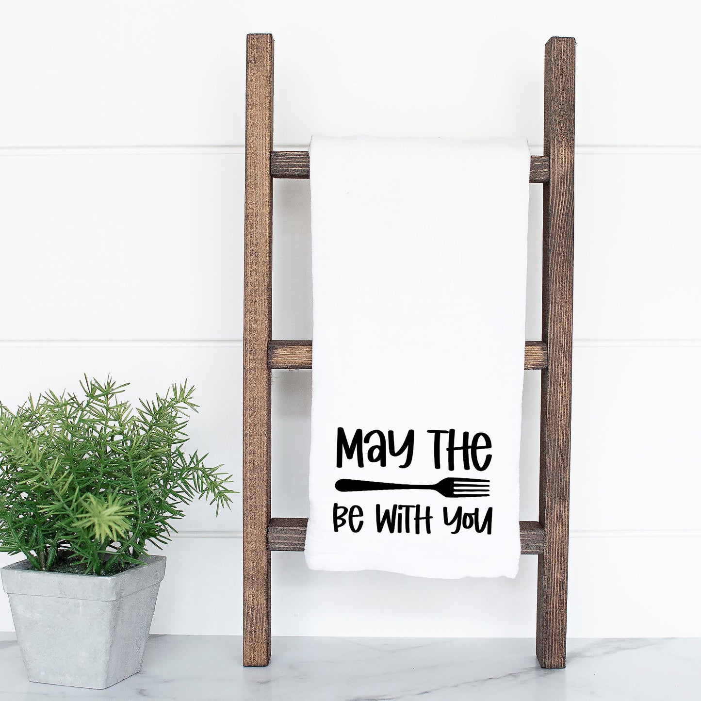 May The Fork Be With You | Tea Towel