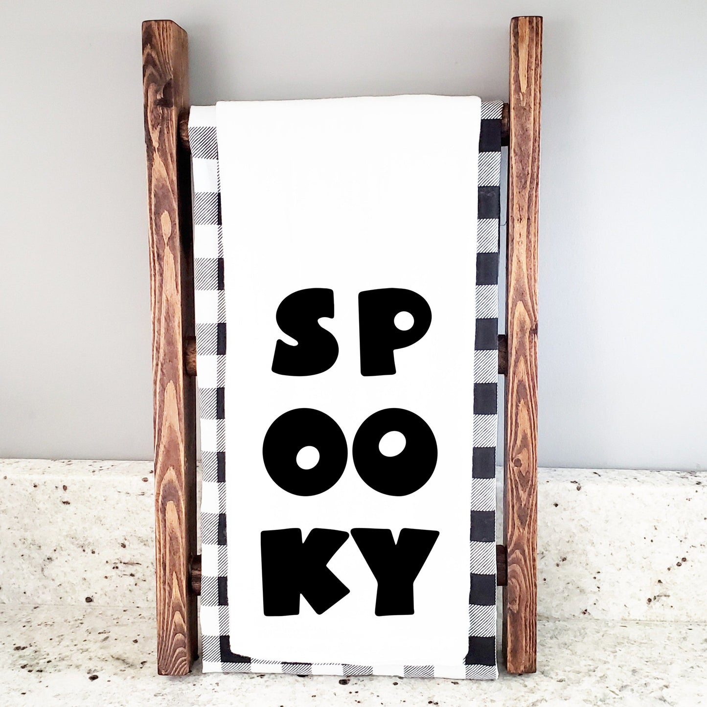 Vertical Spooky | Tea Towel