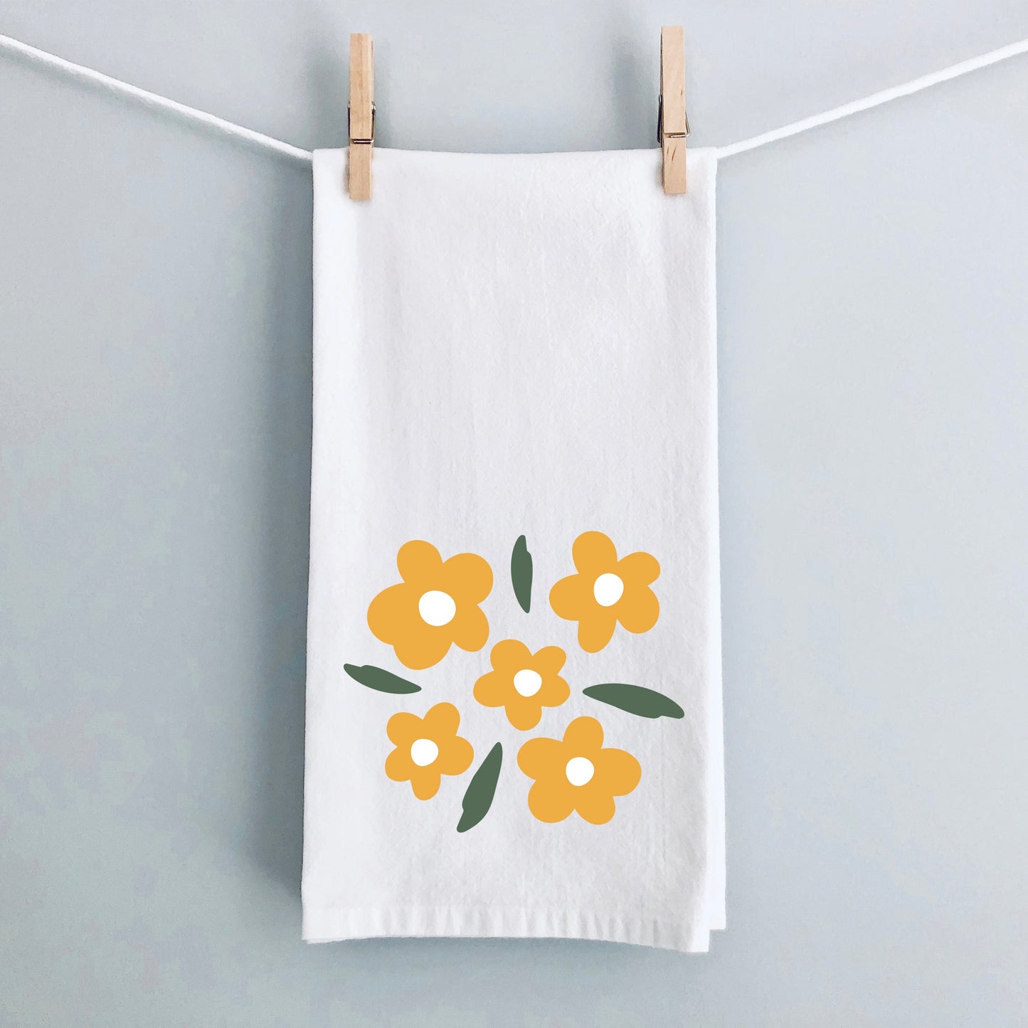 Yellow Daisies | Tea Towel