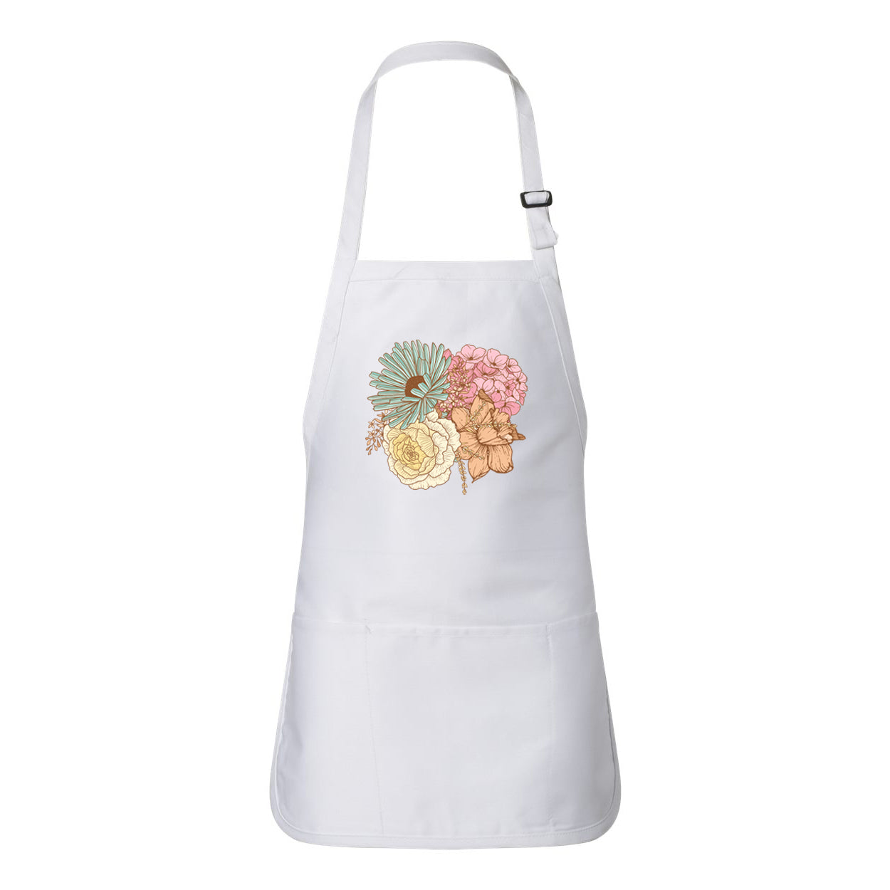 Colorful Flower Bouquet | Apron