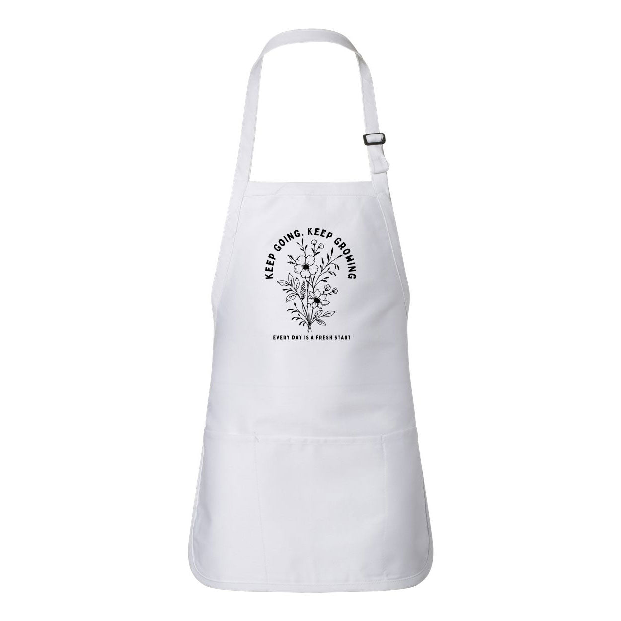 Keep Going Keep Growing | Apron