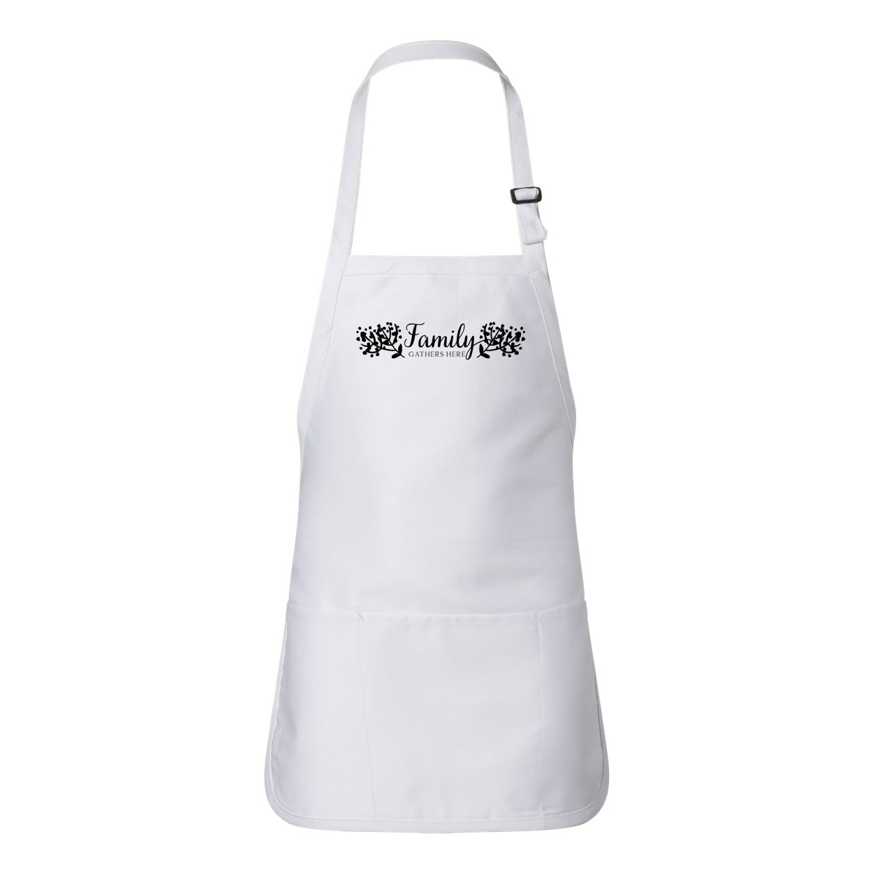 Family Gathers Here | Apron