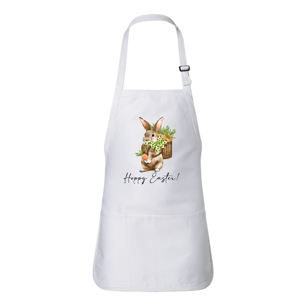 Hoppy Easter Green Bow | Apron