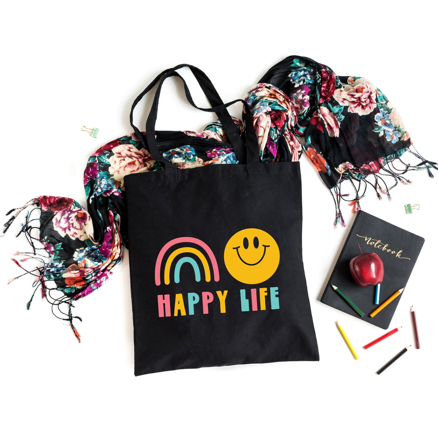 Happy Life | Tote Bag