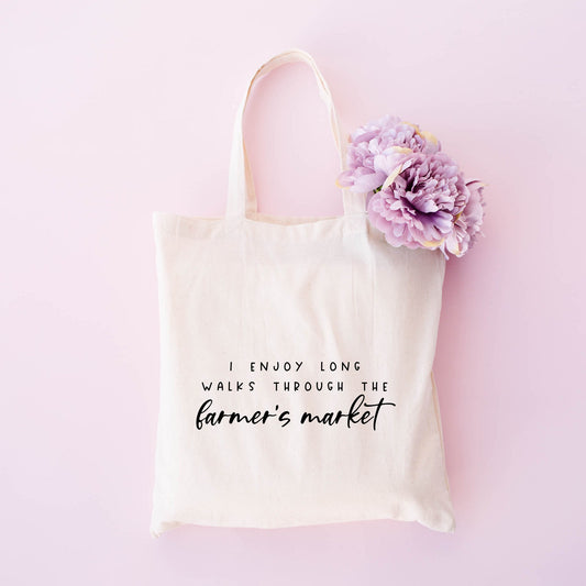 I Enjoy Long Walks | Tote Bag