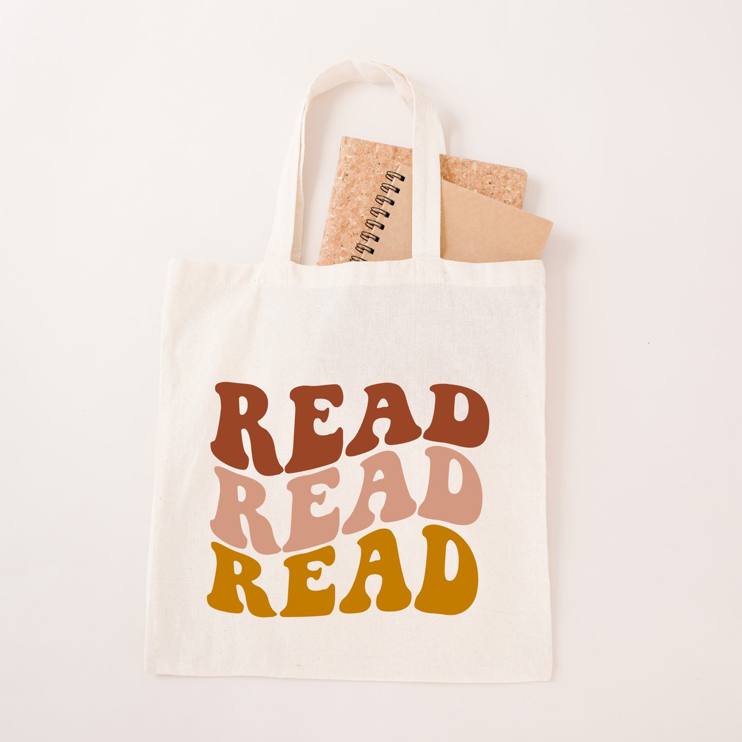 Read Stacked Wavy | Tote Bag