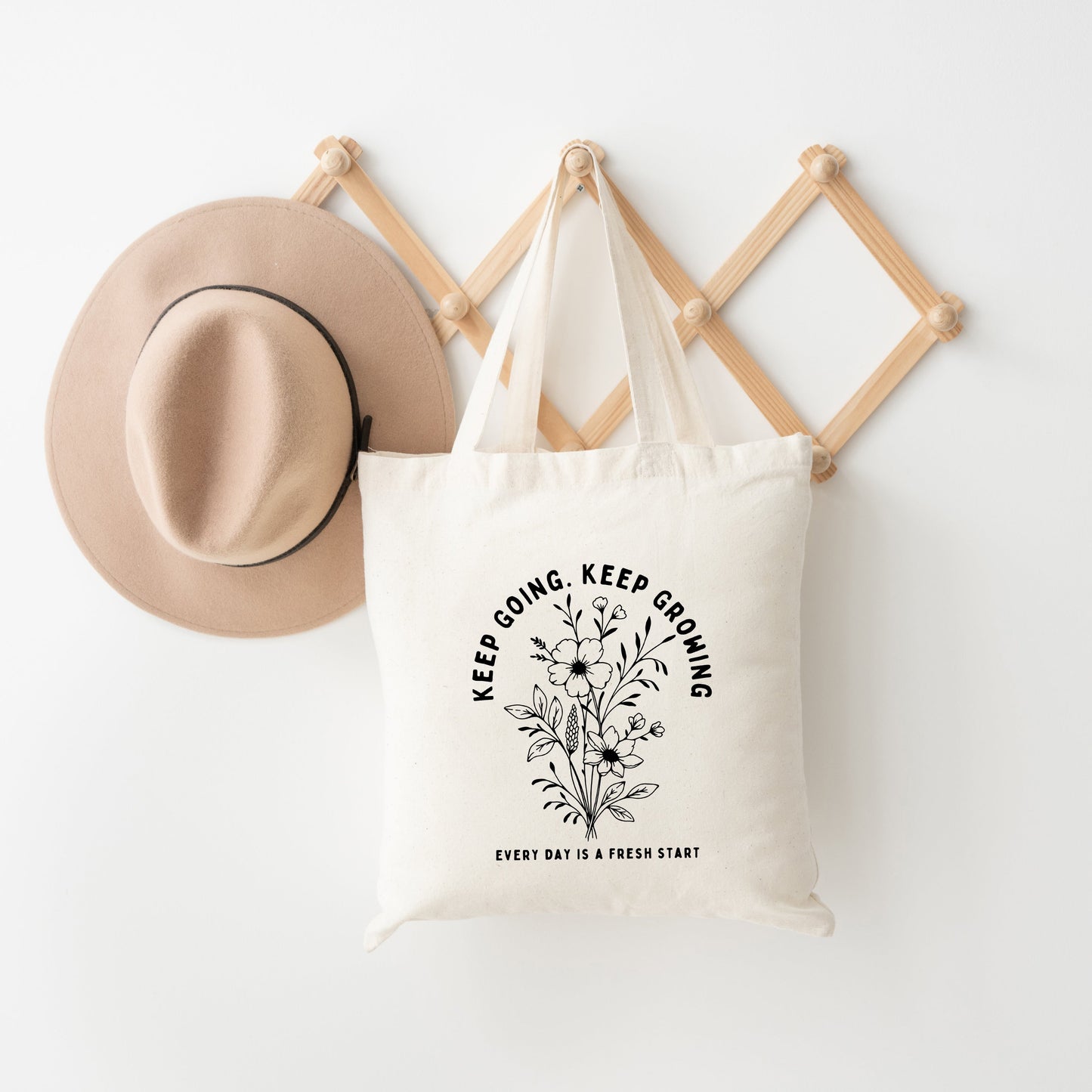 Keep Going Keep Growing | Tote Bag